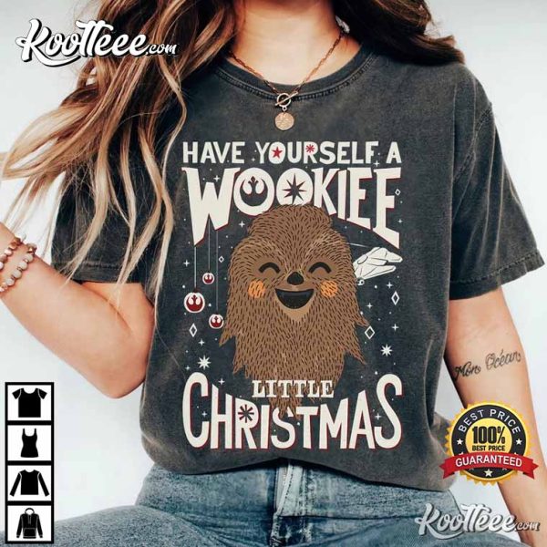 Star Wars Wookiee Little Christmas T-Shirt