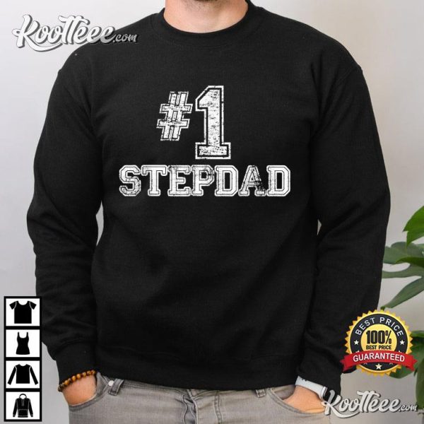 Step Dad Number One Father’s Day Gift T-shirt