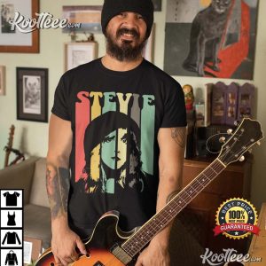 Stevie Nicks Fleetwood Mac Inspired Retro T-Shirt Stevie Nicks Fleetwood Mac Inspired Retro T Shirt 1