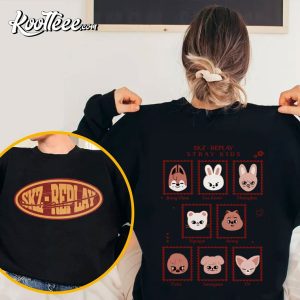 Stray Kids With SKZ Replay Album T shirt 2