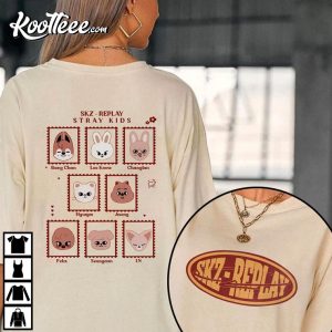 Stray Kids With SKZ Replay Album T shirt 3
