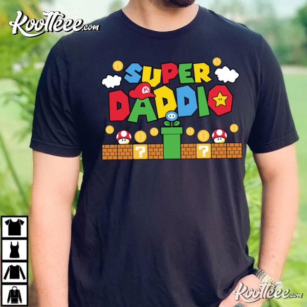 Super Daddio Game Gift For Father’s Day T-shirt