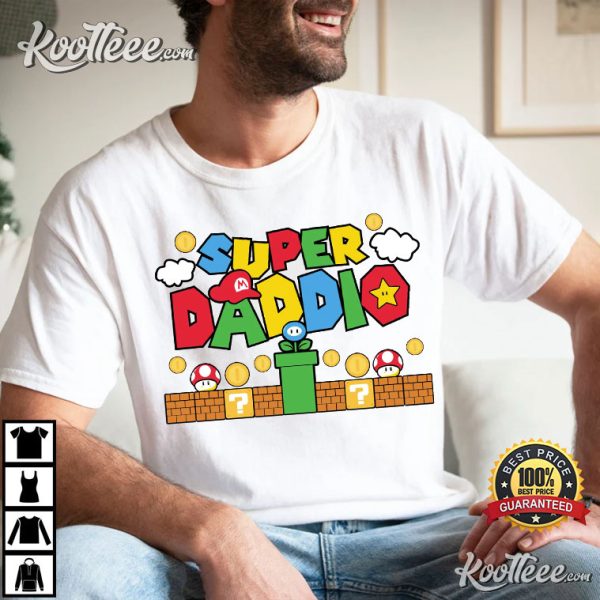 Super Daddio Game Gift For Father’s Day T-shirt