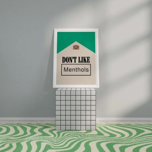 The 1975 Don't Like Menthols Poster The 1975 Dont Like Menthols Poster 3