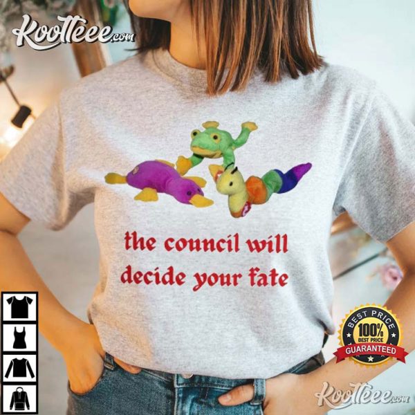 The Council Will Decide Your Fate Funny Oddly Specific T-Shirt