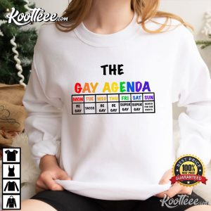 The Gay Agenda LGBTQ Pride T-Shirt The Gay Agenda LGBTQ Pride T Shirt 2