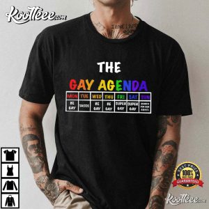The Gay Agenda LGBTQ Pride T-Shirt The Gay Agenda LGBTQ Pride T Shirt 4