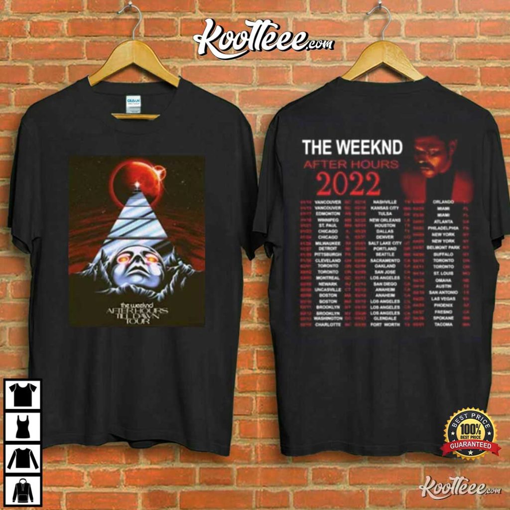 Weekend Merch The Weeknd After Hours Til Dawn Tour T-Shirt