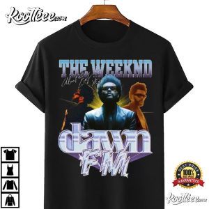 The Weeknd Dawn FM XO Autograph T Shirt 4