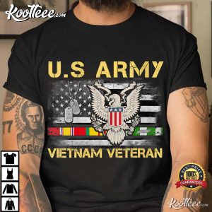 U.S Army Vietnam War Veteran T Shirt 2