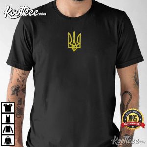 Ukrainian Flag Ukraine Support Herb T shirt 3