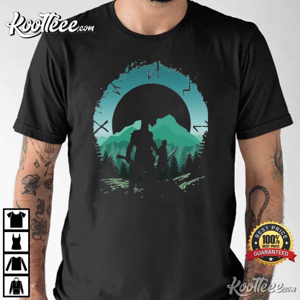 Video Game God Of War Ragnarok Kratos And Son T-shirt