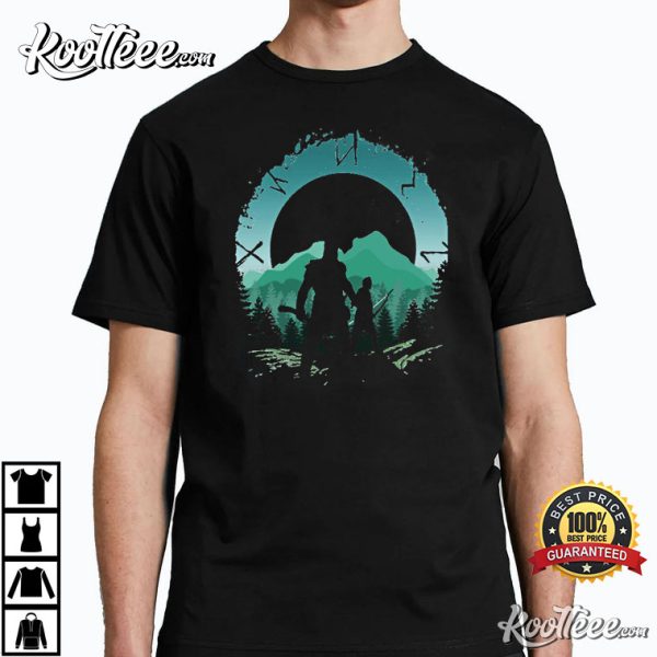 Video Game God Of War Ragnarok Kratos And Son T-shirt