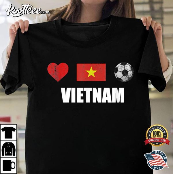 Vietnam Soccer Jersey Gift For Football Fan T-shirt