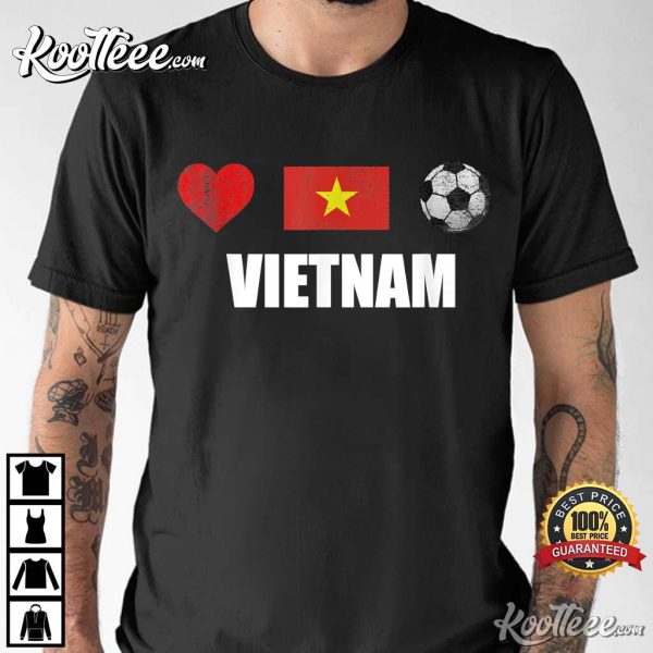 Vietnam Soccer Jersey Gift For Football Fan T-shirt