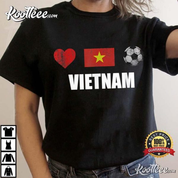 Vietnam Soccer Jersey Gift For Football Fan T-shirt