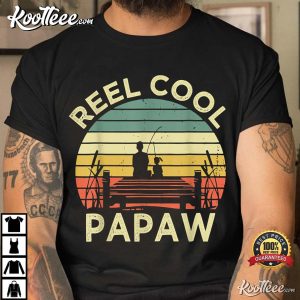 Vintage Reel Cool Papaw Fishing Funny Father's Day T-Shirt Vintage Reel Cool Papaw Fishing Funny Fathers Day T Shirt 3
