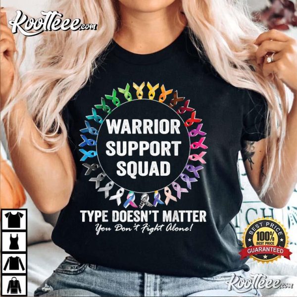 Warrior Support Squad Cancer Survivor T-Shirt