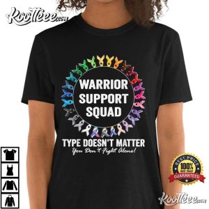Warrior Support Squad Cancer Survivor T-Shirt Warrior Support Squad Cancer Survivor T Shirt 4