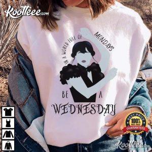 Wednesday Addams Full Of Mondays T-Shirt Wednesday Addams Full Of Mondays T-Shirt