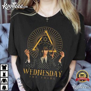 Wednesday Addams Wednesday The Thing Merch T-Shirt Wednesday Addams Wednesday The Thing Merch T-Shirt