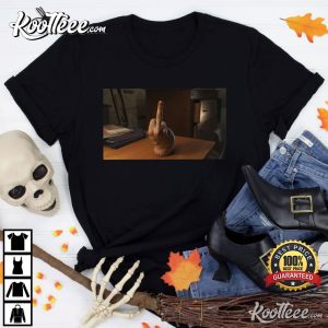 Wednesday Thing Hand Middle Finger T Shirt 2