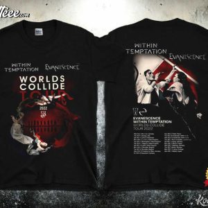 Within Temptation Evanescence Tour 2022 UK T-Shirt Within Temptation Evanescence Tour 2022 UK T Shirt 3