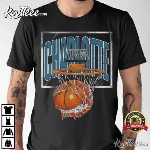 90s Charlotte Hornets Basketball Team T-Shirt