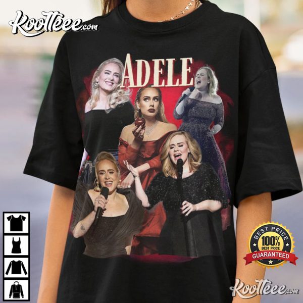 Adele Bootleg 90s Vintage Classic Pop Music T-Shirt