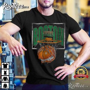 Boston Celtics Basketball Team Larry Bird T-Shirt