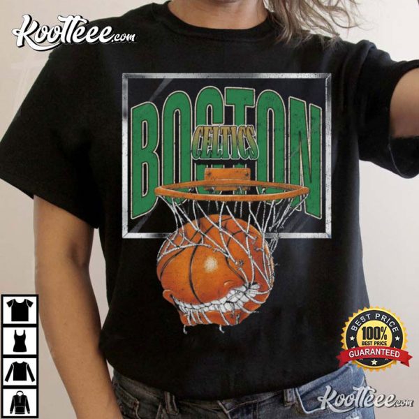 Boston Celtics Basketball Team Larry Bird T-Shirt