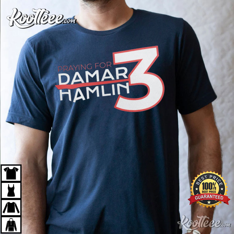 2022 Shop Love for 3 Damar Hamlin T Shirt