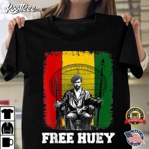 Free Huey Black History African Roots Afro Empowerment T Shirt 1