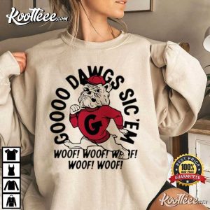 Go Dawgs Georgia Bulldogs Footbball 90s T-Shirt Go Dawgs Georgia Bulldogs Footbball 90s T Shirt 3