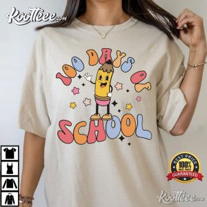 Happy 100 Days Of School SVG Girl Boy T-Shirt Happy 100 Days Of School SVG Girl Boy T Shirt 1
