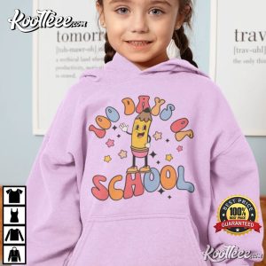 Happy 100 Days Of School SVG Girl Boy T Shirt 2