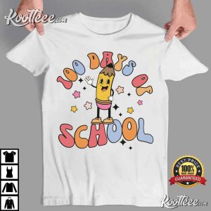 Happy 100 Days Of School SVG Girl Boy T-Shirt Happy 100 Days Of School SVG Girl Boy T Shirt 4