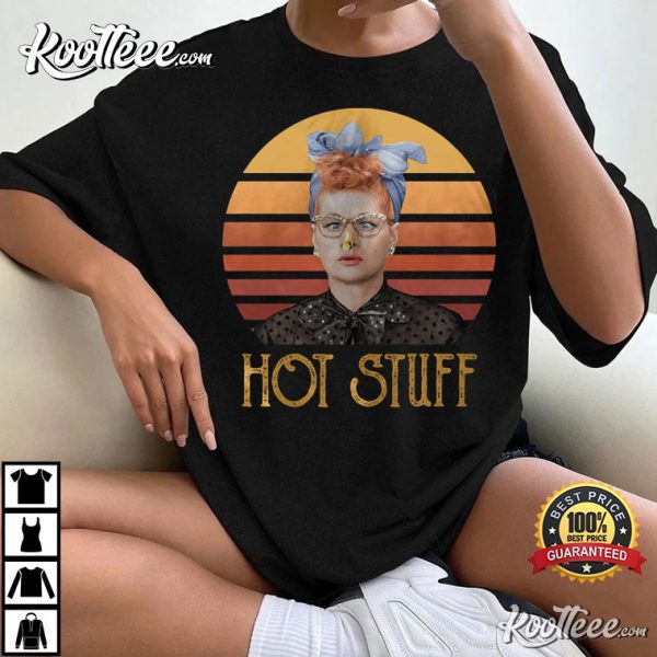 I Love Lucy Lucille Ball Hot Stuff Vintage T-Shirt