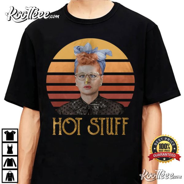 I Love Lucy Lucille Ball Hot Stuff Vintage T-Shirt