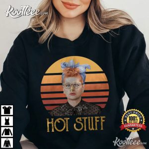 I Love Lucy Lucille Ball Hot Stuff Vintage T Shirt 3