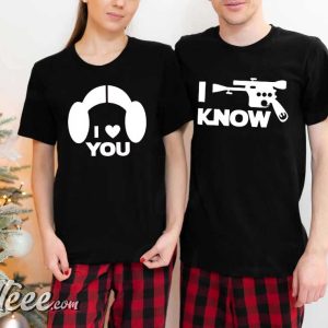 I Love You I Know Mr And Mrs Valentine’s Day Couple Shirts