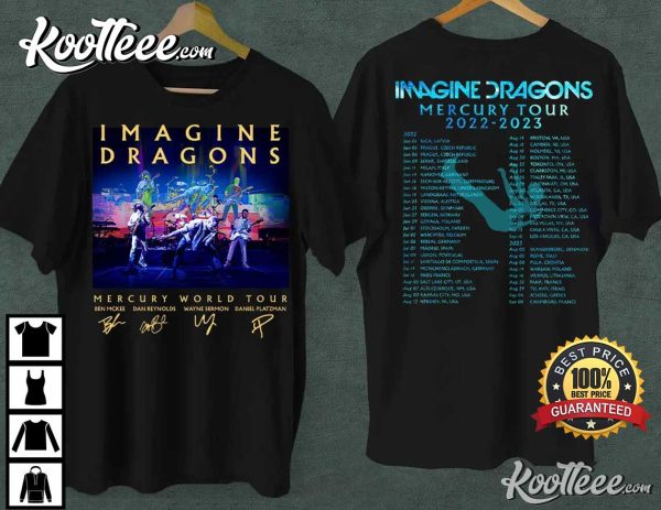 Imagine Dragons Mercury Tour 2023 T-Shirt