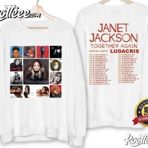 Janet Jackson Together Again Tour 2023 T-Shirt #2 Janet Jackson Together Again Tour 2023 T Shirt 2