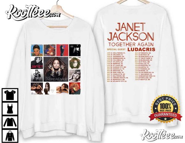 Janet Jackson Together Again Tour 2023 T-Shirt #2