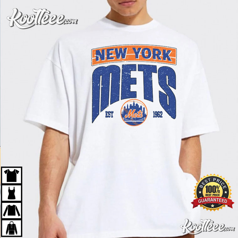 New York Mets EST 1962 Logo MLB Baseball T-Shirt