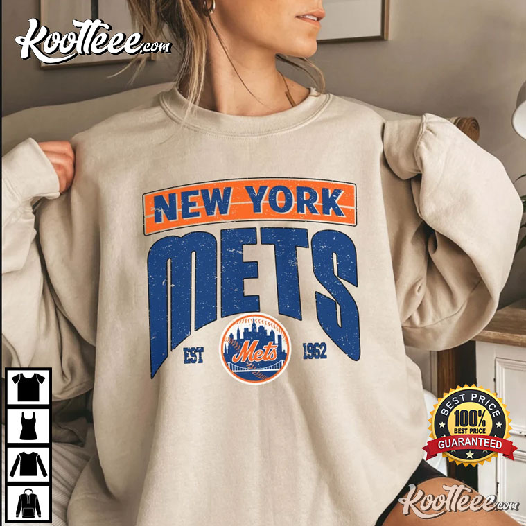 MLB New York Mets Girls' Crew Neck T-Shirt - XS