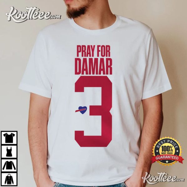 Pray For Damar Halim Love For 3 T-Shirt