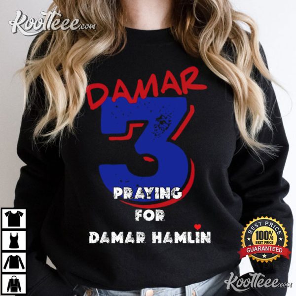 Pray For Damar Hamlin Football Buffalo Bills T-Shirt