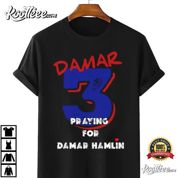 Pray For Damar Hamlin Football Buffalo Bills T-Shirt