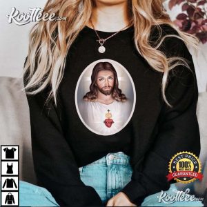Sacred Heart Of Jesus Christ Vintage Cross Catholic T Shirt 2
